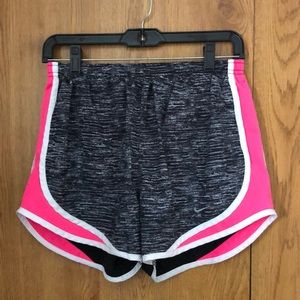 Nike pink black Dri-Fit shorts